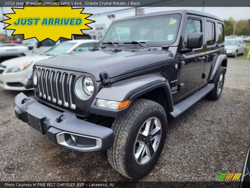 Granite Crystal Metallic / Black 2019 Jeep Wrangler Unlimited Sahara 4x4