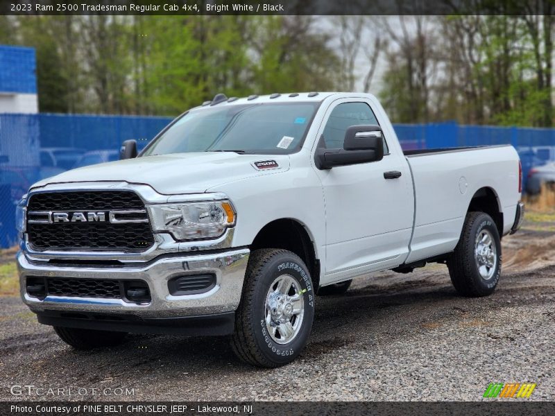 Bright White / Black 2023 Ram 2500 Tradesman Regular Cab 4x4