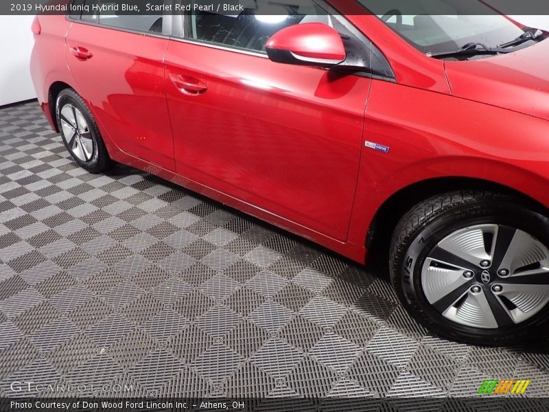 Scarlet Red Pearl / Black 2019 Hyundai Ioniq Hybrid Blue