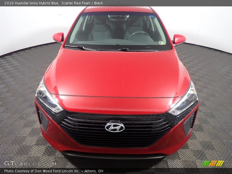 Scarlet Red Pearl / Black 2019 Hyundai Ioniq Hybrid Blue