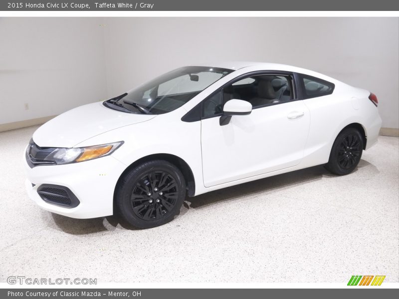 Front 3/4 View of 2015 Civic LX Coupe