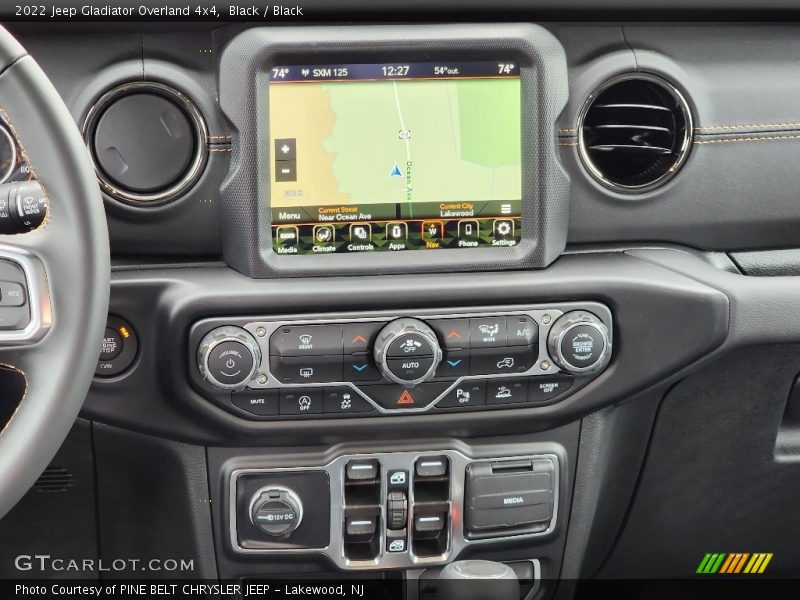 Controls of 2022 Gladiator Overland 4x4