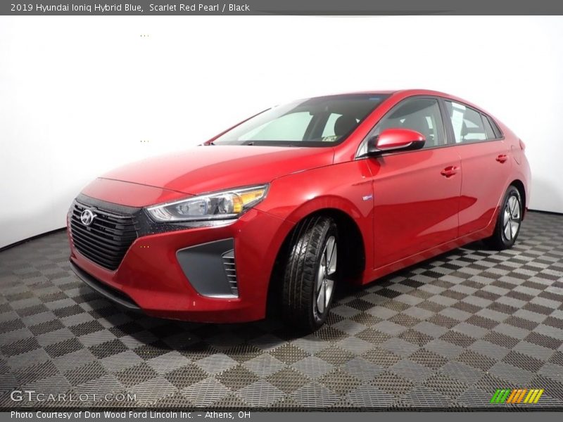 Scarlet Red Pearl / Black 2019 Hyundai Ioniq Hybrid Blue