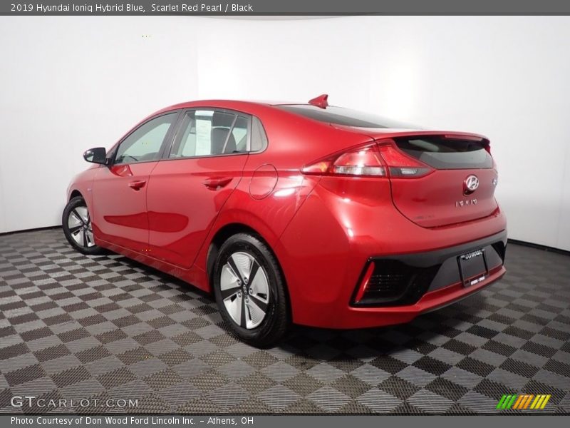 Scarlet Red Pearl / Black 2019 Hyundai Ioniq Hybrid Blue