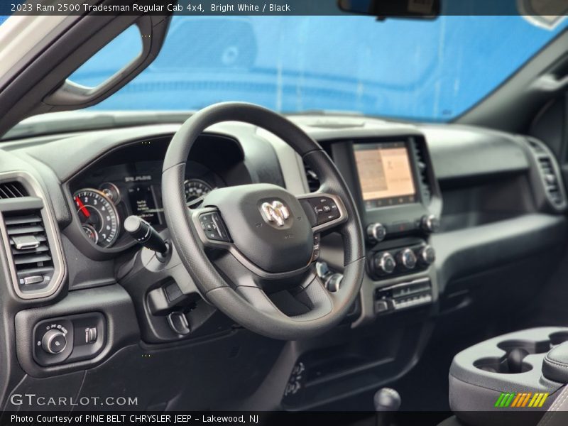 Bright White / Black 2023 Ram 2500 Tradesman Regular Cab 4x4