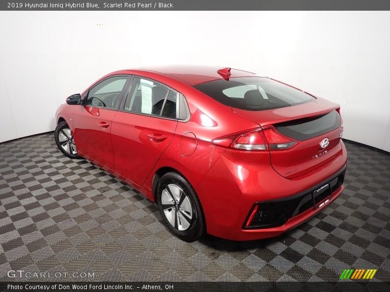 Scarlet Red Pearl / Black 2019 Hyundai Ioniq Hybrid Blue