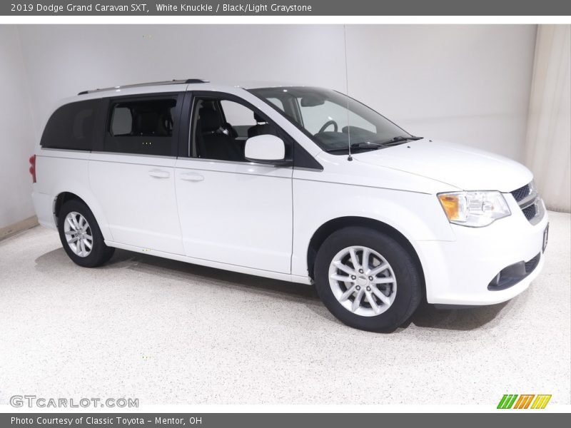 White Knuckle / Black/Light Graystone 2019 Dodge Grand Caravan SXT