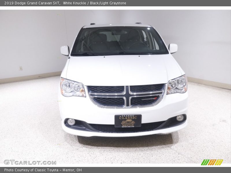 White Knuckle / Black/Light Graystone 2019 Dodge Grand Caravan SXT