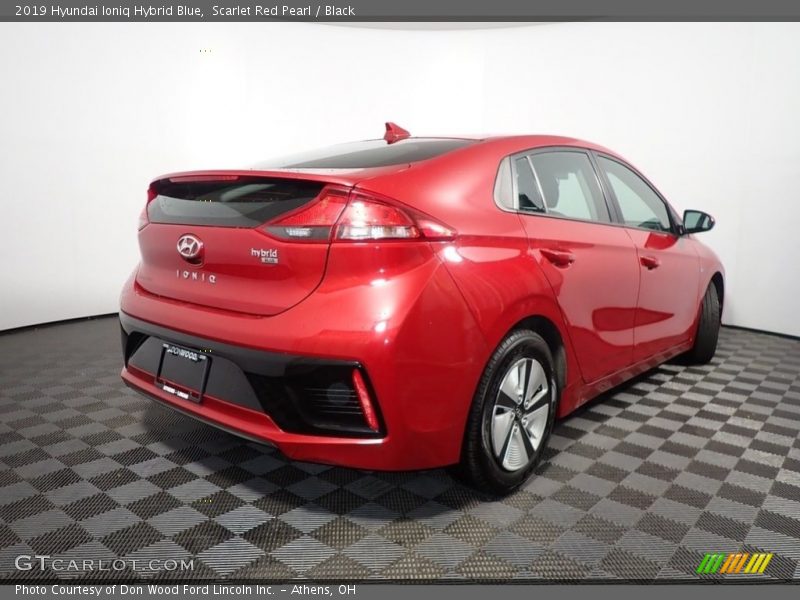 Scarlet Red Pearl / Black 2019 Hyundai Ioniq Hybrid Blue