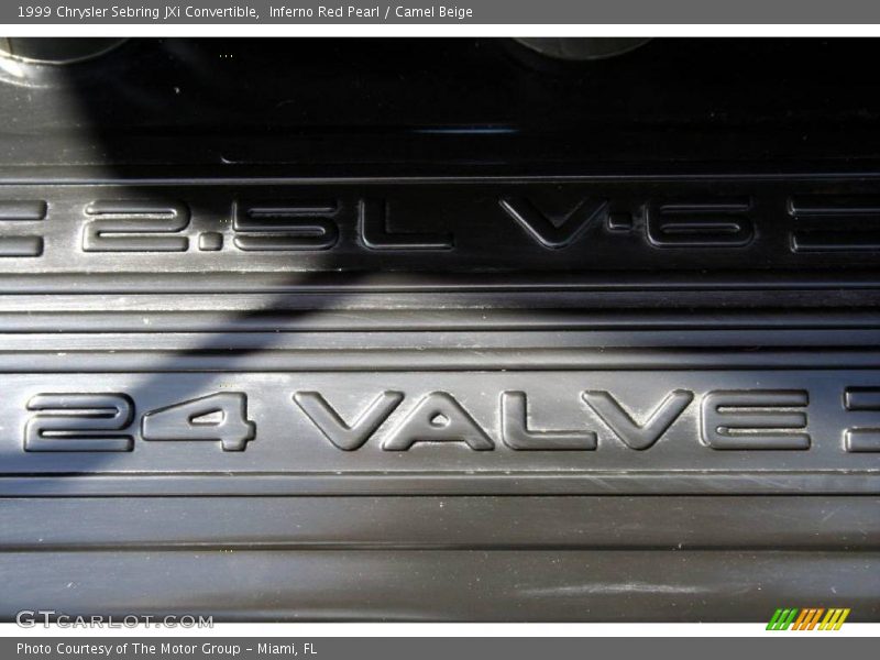 Inferno Red Pearl / Camel Beige 1999 Chrysler Sebring JXi Convertible