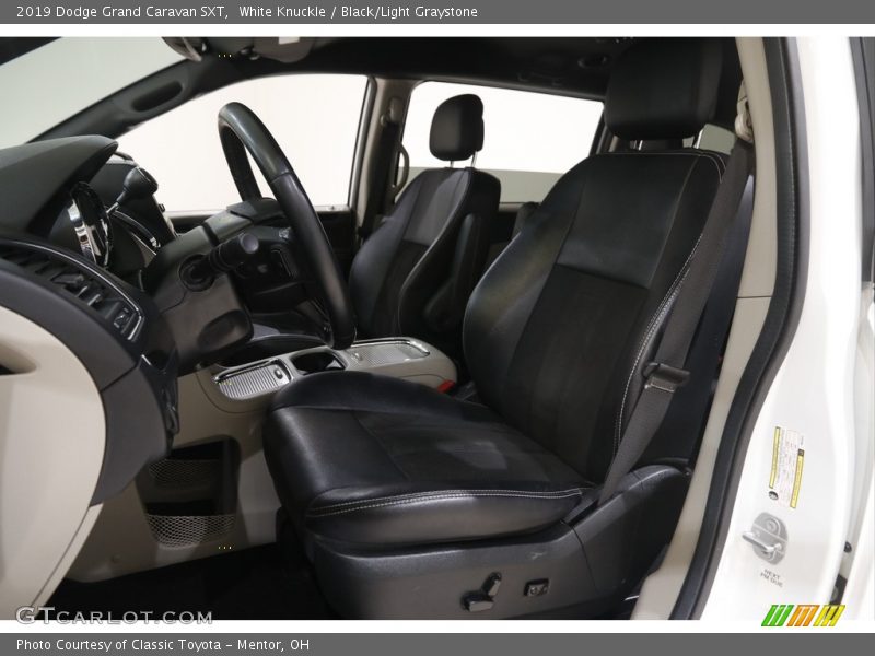 White Knuckle / Black/Light Graystone 2019 Dodge Grand Caravan SXT
