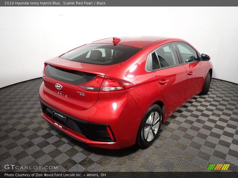 Scarlet Red Pearl / Black 2019 Hyundai Ioniq Hybrid Blue