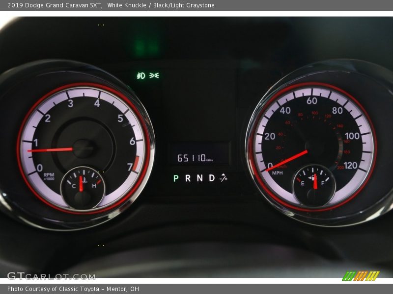 White Knuckle / Black/Light Graystone 2019 Dodge Grand Caravan SXT