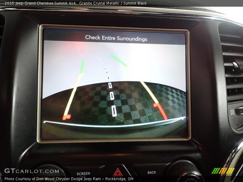Granite Crystal Metallic / Summit Black 2015 Jeep Grand Cherokee Summit 4x4