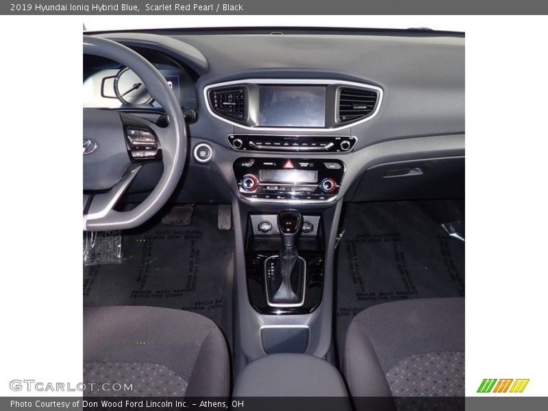 Scarlet Red Pearl / Black 2019 Hyundai Ioniq Hybrid Blue