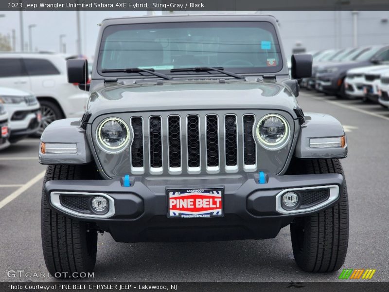 Sting-Gray / Black 2023 Jeep Wrangler Unlimited Sahara 4XE Hybrid