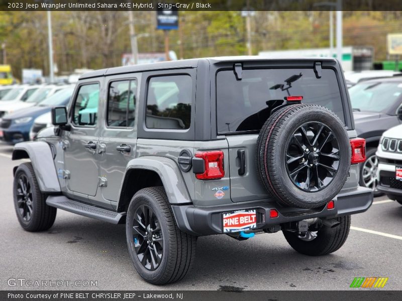 Sting-Gray / Black 2023 Jeep Wrangler Unlimited Sahara 4XE Hybrid