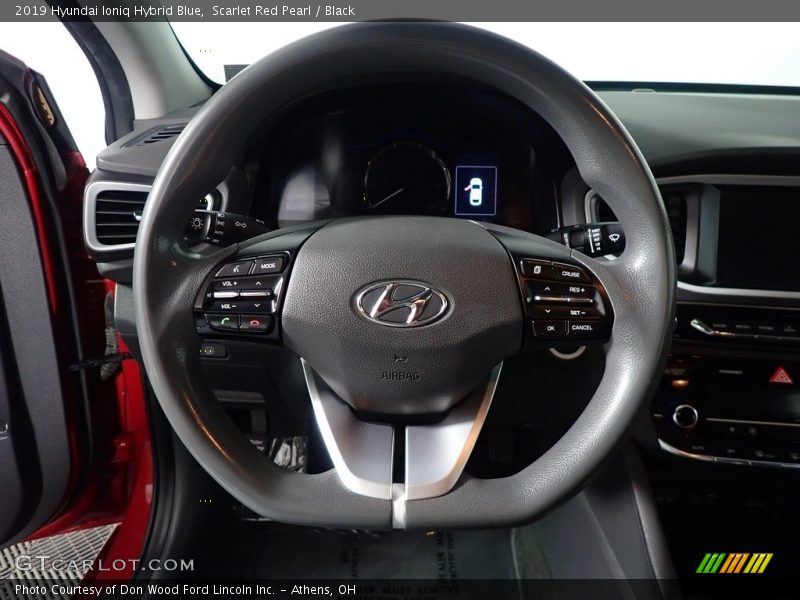 Scarlet Red Pearl / Black 2019 Hyundai Ioniq Hybrid Blue
