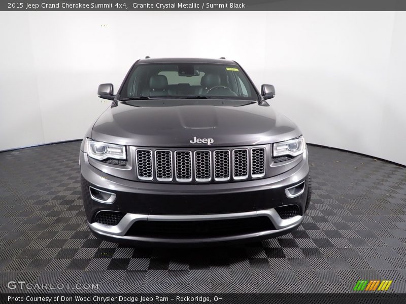 Granite Crystal Metallic / Summit Black 2015 Jeep Grand Cherokee Summit 4x4