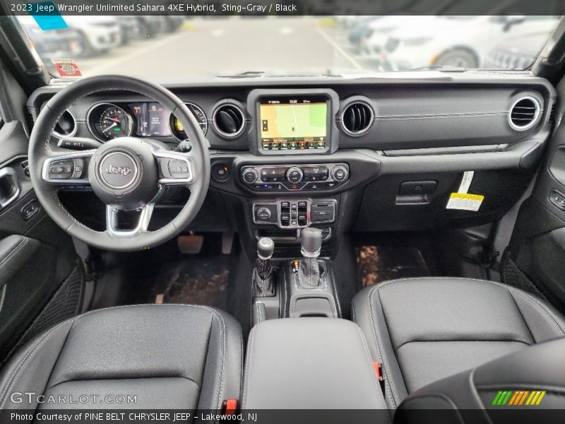 Sting-Gray / Black 2023 Jeep Wrangler Unlimited Sahara 4XE Hybrid