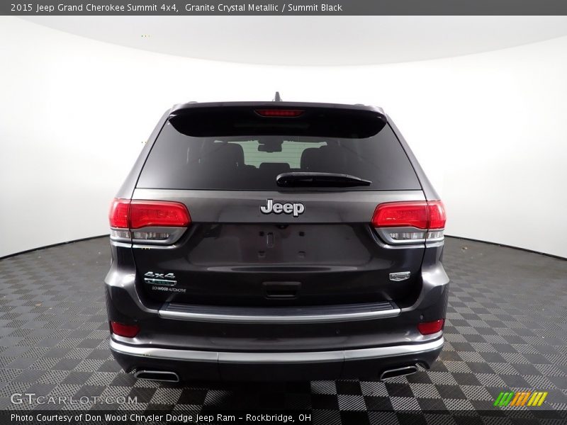 Granite Crystal Metallic / Summit Black 2015 Jeep Grand Cherokee Summit 4x4