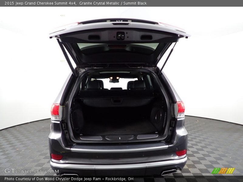 Granite Crystal Metallic / Summit Black 2015 Jeep Grand Cherokee Summit 4x4