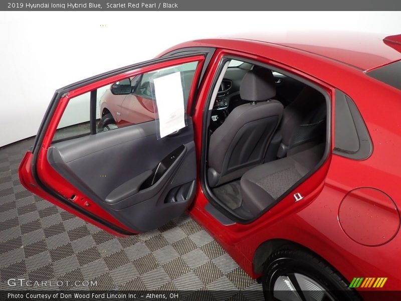 Scarlet Red Pearl / Black 2019 Hyundai Ioniq Hybrid Blue