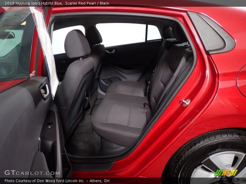 Scarlet Red Pearl / Black 2019 Hyundai Ioniq Hybrid Blue
