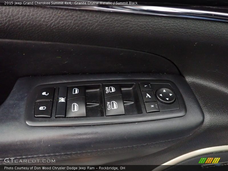 Granite Crystal Metallic / Summit Black 2015 Jeep Grand Cherokee Summit 4x4