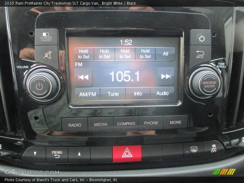 Audio System of 2015 ProMaster City Tradesman SLT Cargo Van