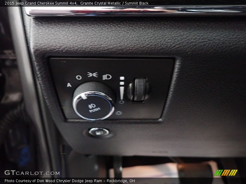 Granite Crystal Metallic / Summit Black 2015 Jeep Grand Cherokee Summit 4x4