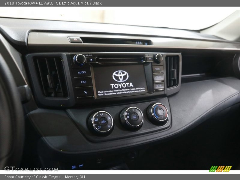 Controls of 2018 RAV4 LE AWD