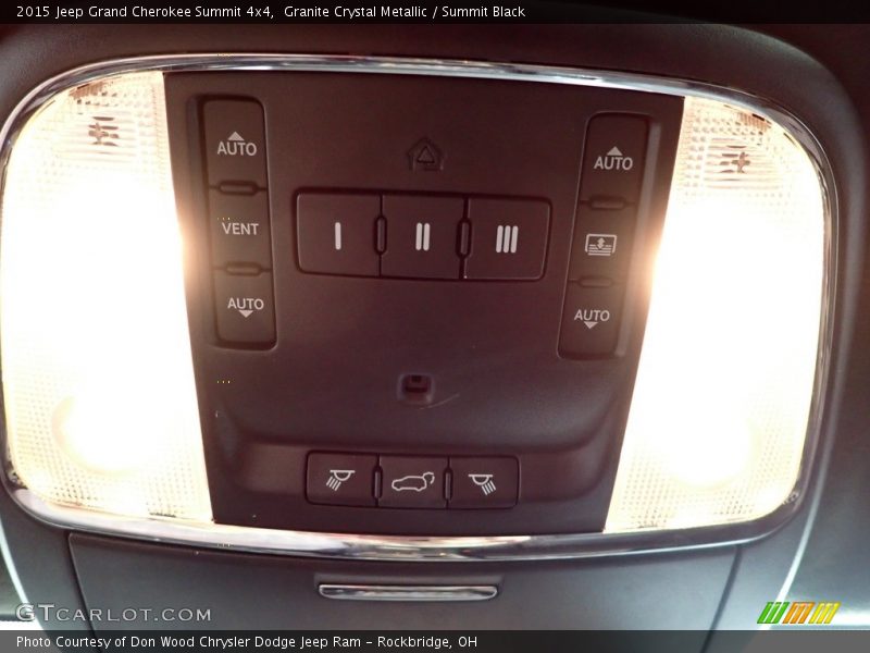 Granite Crystal Metallic / Summit Black 2015 Jeep Grand Cherokee Summit 4x4