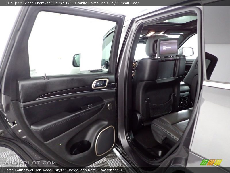 Granite Crystal Metallic / Summit Black 2015 Jeep Grand Cherokee Summit 4x4