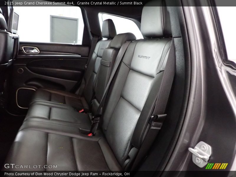 Granite Crystal Metallic / Summit Black 2015 Jeep Grand Cherokee Summit 4x4