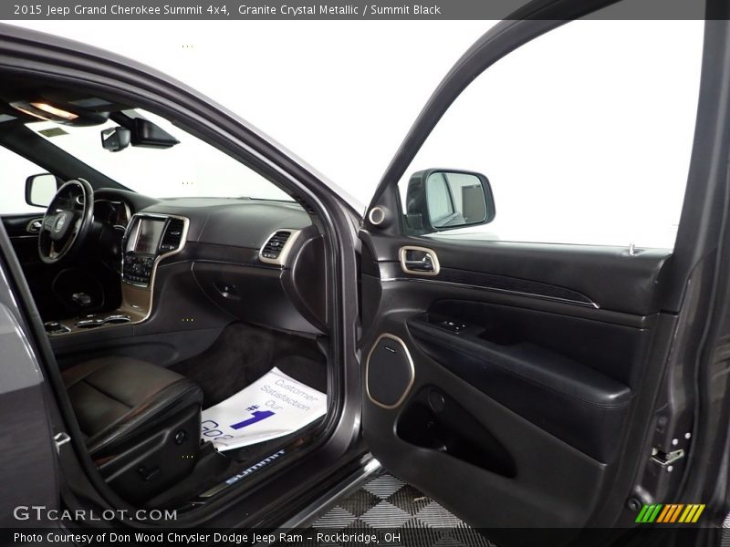 Granite Crystal Metallic / Summit Black 2015 Jeep Grand Cherokee Summit 4x4