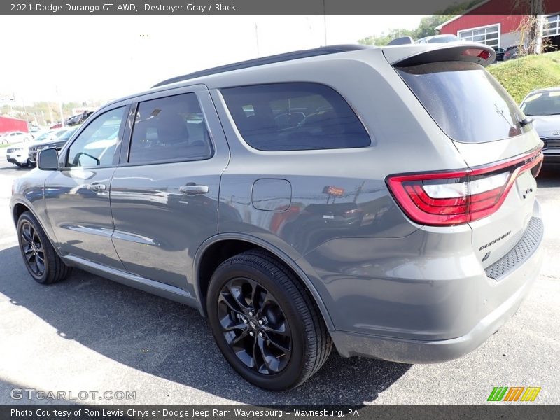 Destroyer Gray / Black 2021 Dodge Durango GT AWD