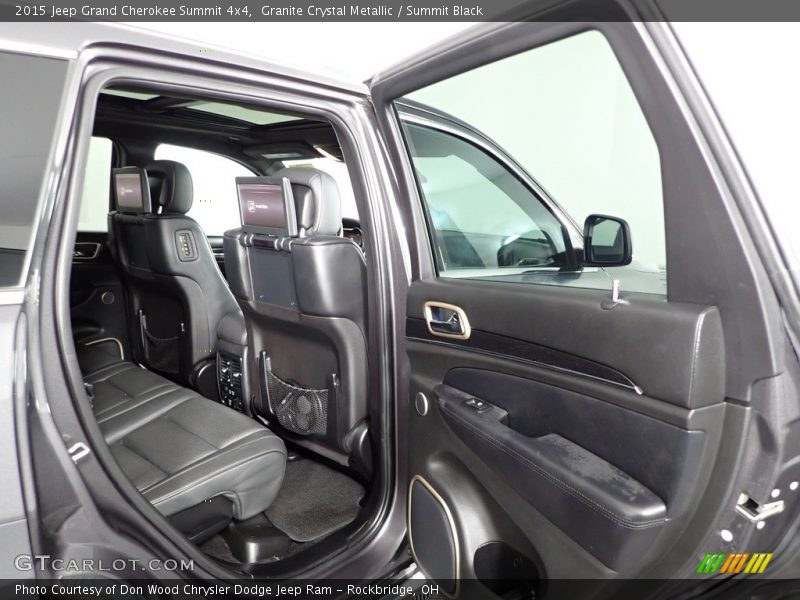 Granite Crystal Metallic / Summit Black 2015 Jeep Grand Cherokee Summit 4x4