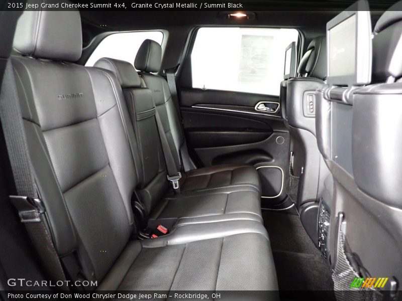Granite Crystal Metallic / Summit Black 2015 Jeep Grand Cherokee Summit 4x4