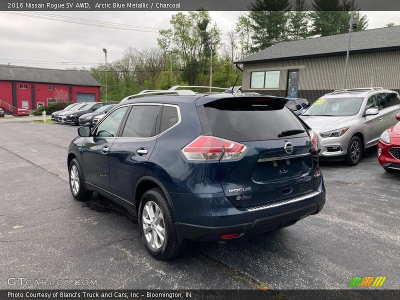 Arctic Blue Metallic / Charcoal 2016 Nissan Rogue SV AWD
