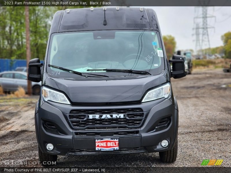 Black / Black 2023 Ram ProMaster 1500 High Roof Cargo Van