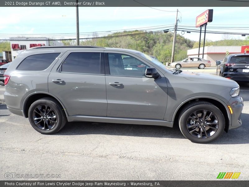 Destroyer Gray / Black 2021 Dodge Durango GT AWD