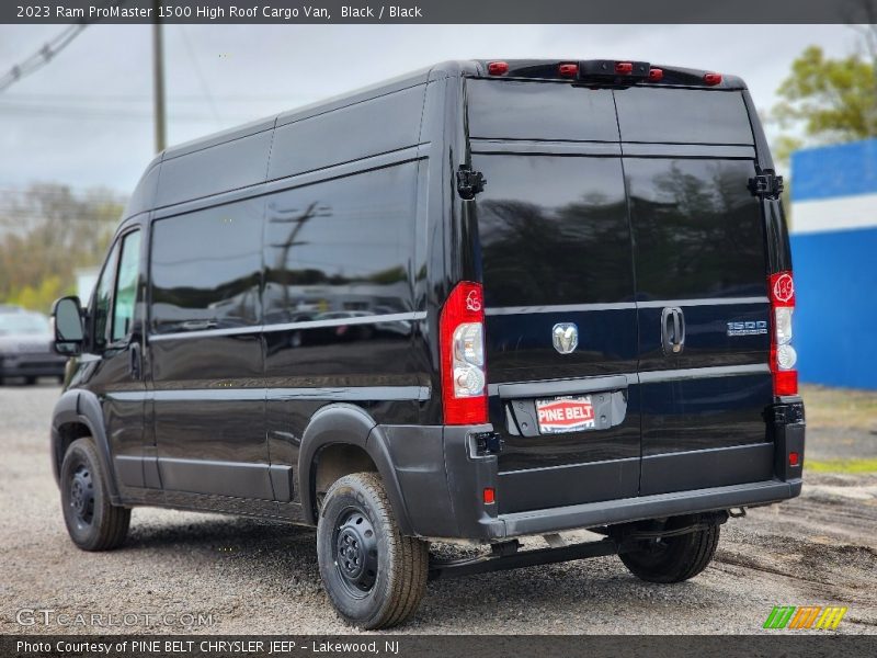 Black / Black 2023 Ram ProMaster 1500 High Roof Cargo Van