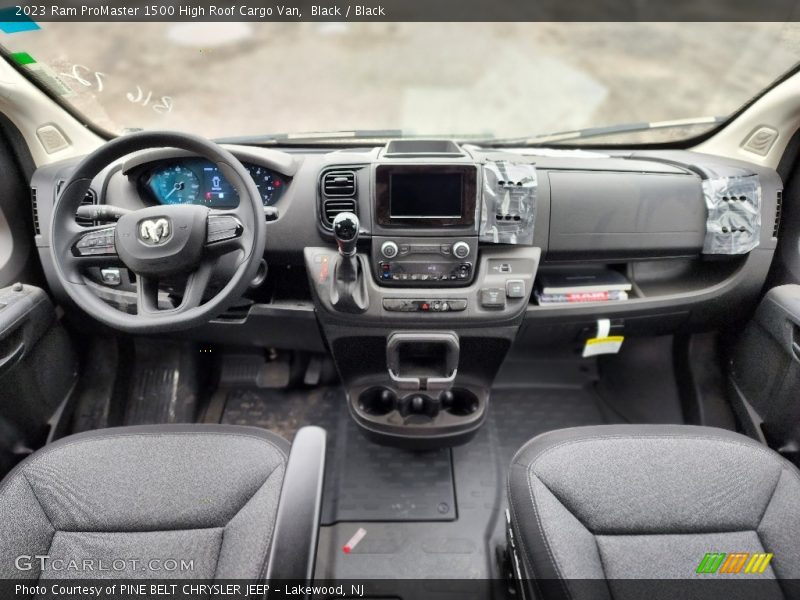  2023 ProMaster 1500 High Roof Cargo Van Black Interior