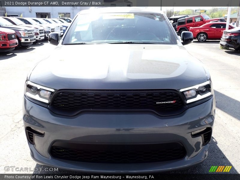 Destroyer Gray / Black 2021 Dodge Durango GT AWD