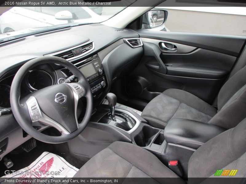Arctic Blue Metallic / Charcoal 2016 Nissan Rogue SV AWD