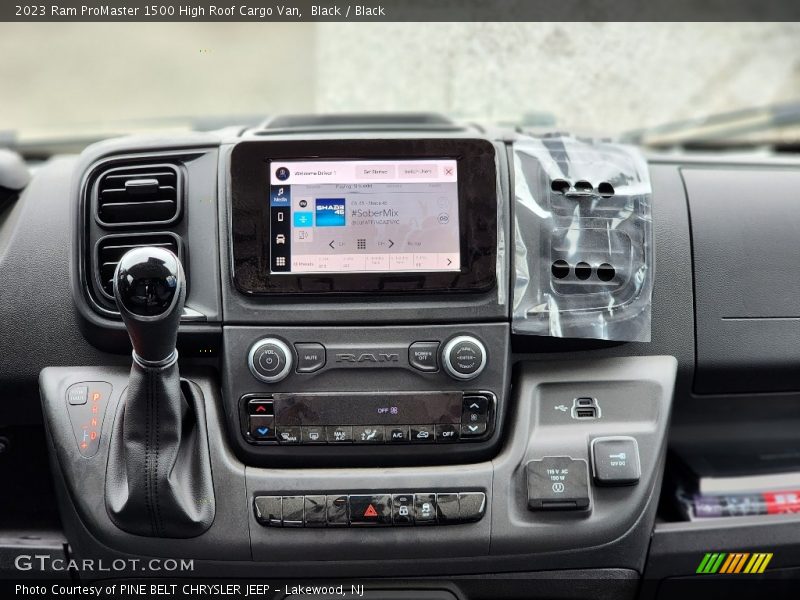 Dashboard of 2023 ProMaster 1500 High Roof Cargo Van