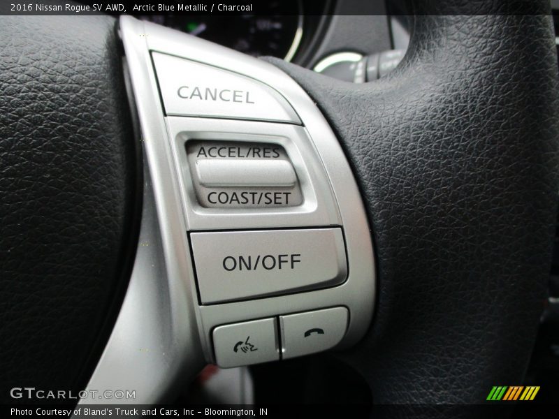Arctic Blue Metallic / Charcoal 2016 Nissan Rogue SV AWD