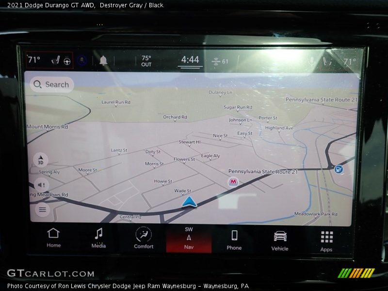 Destroyer Gray / Black 2021 Dodge Durango GT AWD