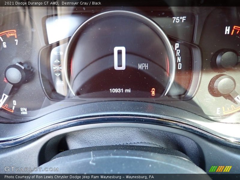 Destroyer Gray / Black 2021 Dodge Durango GT AWD